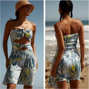 Anthropologie Reversible Smocked Mini Dress
NWT/NEW